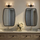 Colton Two Light Wall Sconce (COL-202-BK)