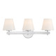 Crystorama - COL-203-CH - Three Light Bath - Colton - Polished Chrome