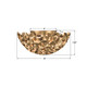 Cora Three Light Flush Mount (COR-7100-SG)