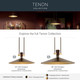 Tenon LED Pendant (52833LBZLED)
