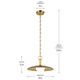 Kurio LED Pendant (52834LBZ)