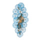 Esme Four Light Wall Sconce (ESM-4001-AG-BL)