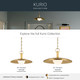 Kurio LED Pendant (52835LBR)
