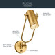 Ruehl LED Wall Sconce (52841LBR)