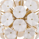 Esme Six Light Chandelier (ESM-4005-AG-WH)
