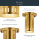 Ruehl LED Flush Mount (52842LBR)