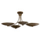 Palmela Four Light Chandelier/Semi Flush (52854LBRLBZ)
