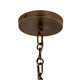 Palmela Four Light Chandelier/Semi Flush (52854LBRLBZ)