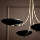 Palmela Four Light Chandelier (52855CPZBK)