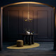 Palmela Four Light Chandelier (52855LBR)