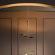 Palmela Four Light Chandelier (52855LBRLBZ)