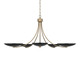 Palmela Five Light Chandelier (52856CPZBK)