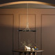 Palmela Five Light Chandelier (52856CPZBK)