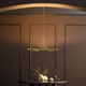 Palmela Five Light Chandelier (52856LBR)