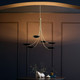 Palmela Six Light Chandelier (52857CPZBK)