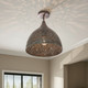 Jasmine One Light Semi Flush Mount (JAS-A5010-FB_CEILING)