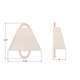 Jojo One Light Wall Sconce (JOJ-801-VG-BH)
