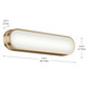 Daines LED Bath Bar (55246CPZLED)