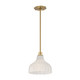Crystorama - LAY-303-LG - One Light Pendant - Layton - Luxe Gold