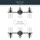 Niccol Three Light Bath (55252BK)
