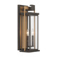 Crystorama - LDL-902-TZ-TG - Two Light Outdoor Wall Sconce - Lendel - Twilight Bronze + Textured Gold