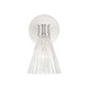 Lotus One Light Wall Sconce (LOT-701-PN)