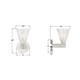 Lotus One Light Wall Sconce (LOT-701-PN)