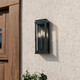 Lundon Three Light Outdoor Wall Mount (59163BK)
