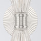 Lotus Two Light Wall Sconce (LOT-702-PN)