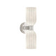 Crystorama - LOT-712-PN - Two Light Wall Sconce - Lotus - Polished Nickel