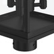 Lundon Three Light Outdoor Post Lantern (59166BK)