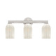 Crystorama - LOT-713-PN - Three Light Bath - Lotus - Polished Nickel
