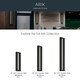 Arik LED Outdoor Wall Mount (59170BKLED)