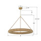 Oakley LED Chandelier (OAK-7539-SG)