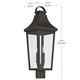 Cleary Two Light Outdoor Post Lantern (59197OZ)