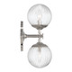Orly Two Light Wall Sconce (ORY-1002-PN-CL)