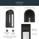 Marea One Light Outdoor Wall Mount (59201BKT)