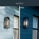 Marea One Light Outdoor Wall Mount (59202BKT)