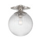 Crystorama - ORY-1003-PN-CL - One Light Semi Flush Mount - Orly - Polished Nickel