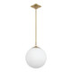 Orly One Light Pendant (ORY-1007-AG-WH)