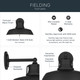 Fielding One Light Outdoor Wall Mount (59206BKT)