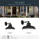 Fielding One Light Outdoor Wall Mount (59206BKT)
