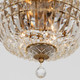 Roslyn Three Light Flush Mount (ROS-A1003-AG-CL-MWP)
