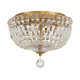 Roslyn Four Light Flush Mount (ROS-A1004-AG-CL-MWP)