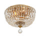 Roslyn Four Light Flush Mount (ROS-A1004-AG-CL-MWP)