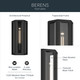 Berens One Light Outdoor Wall Mount (59214BKT)