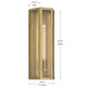 Berens One Light Outdoor Wall Mount (59215NBR)