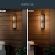 Berens Two Light Outdoor Wall Mount (59216BKT)