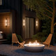 Berens Two Light Outdoor Wall Mount (59216NBR)