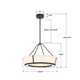 Royce LED Pendant (RYC-8106-CZ)